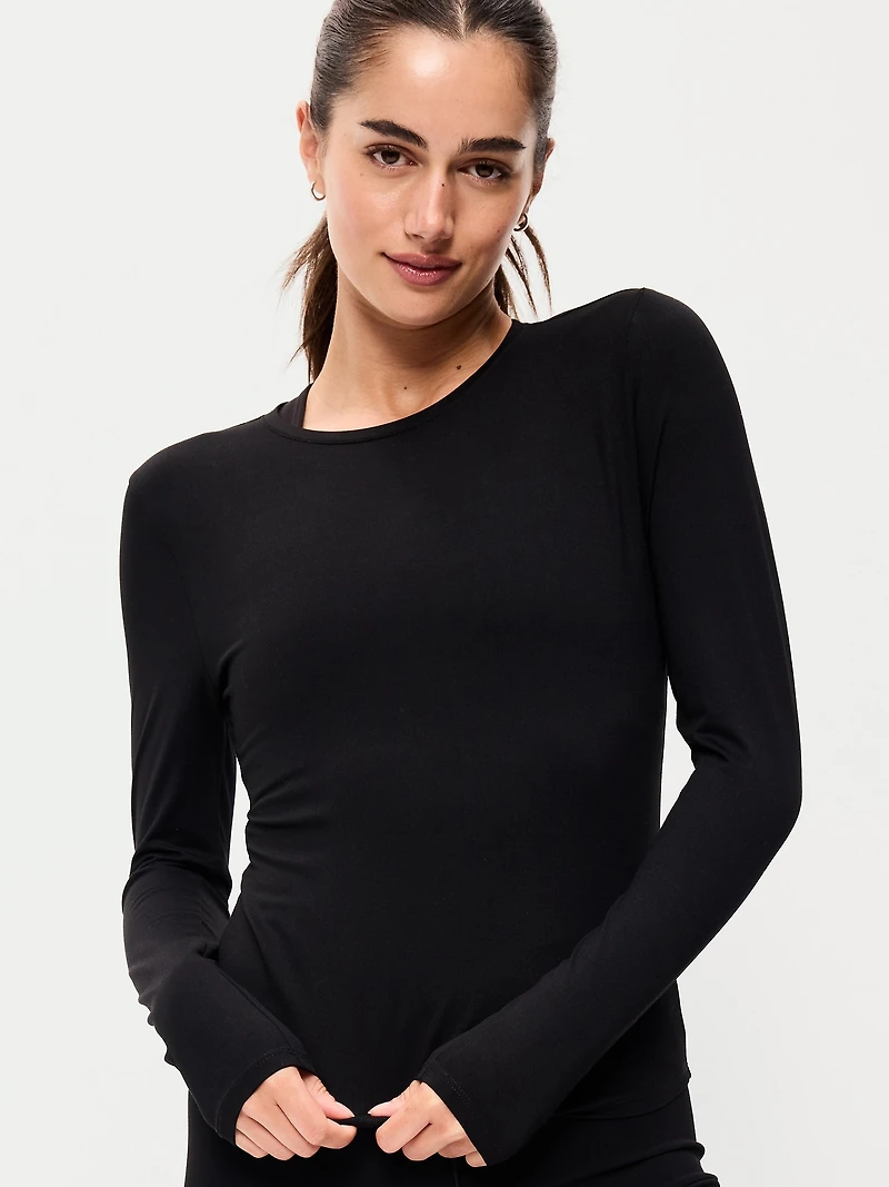 StudioSmooth Long-Sleeve Base Layer Top