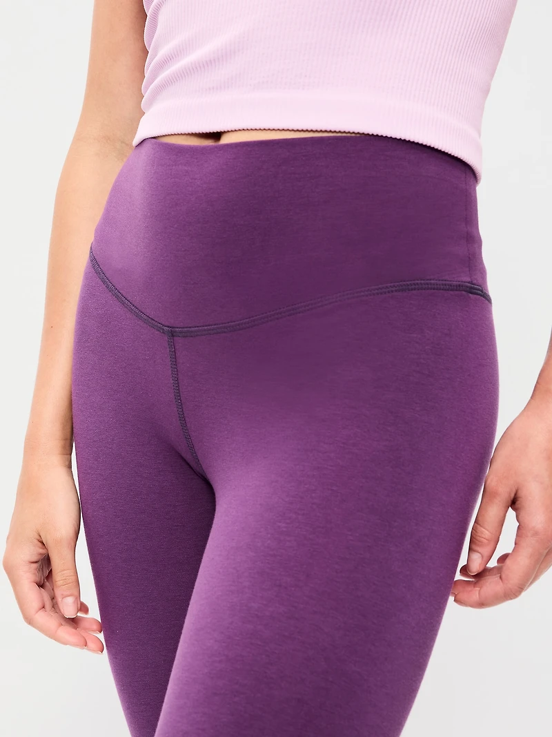 High-Waisted PowerChill 7/8 Cotton Leggings
