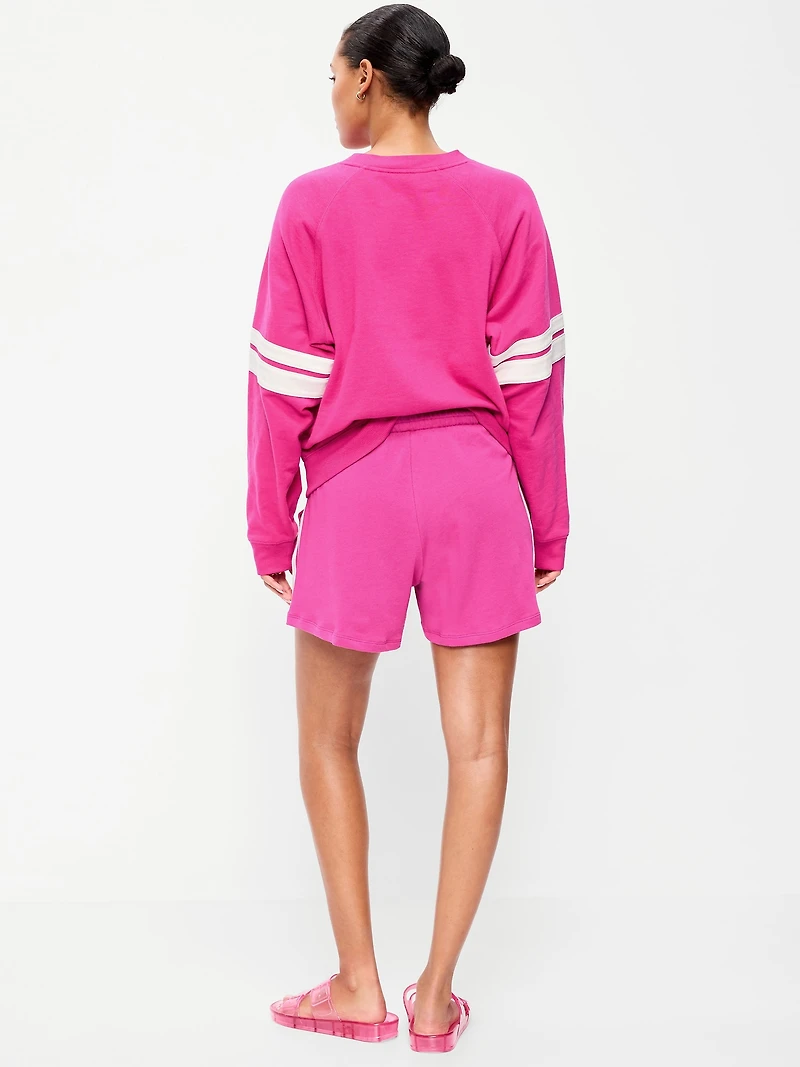 High-Waisted Pull-On Shorts - 5-inch inseam