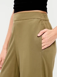 High-Waisted Playa Wide-Leg Pants