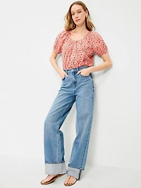 Airy Button-Down Top