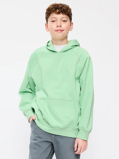 Oversized Washed Pullover Hoodie for Boys