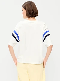 Short-Sleeve Loose Crew-Neck T-Shirt