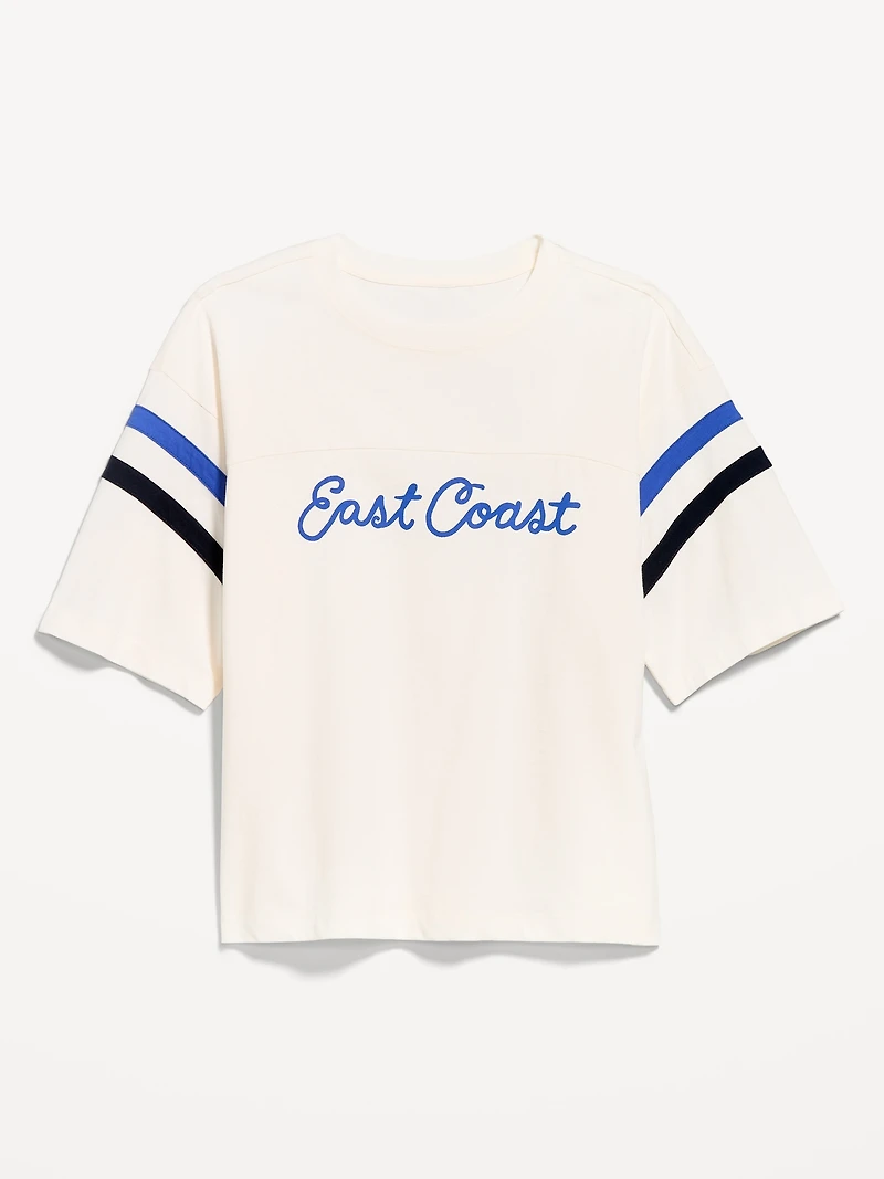 Short-Sleeve Loose Crew-Neck T-Shirt