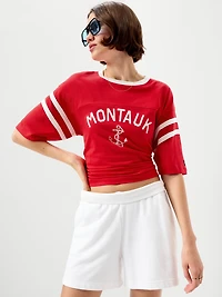 Short-Sleeve Loose Crew-Neck T-Shirt