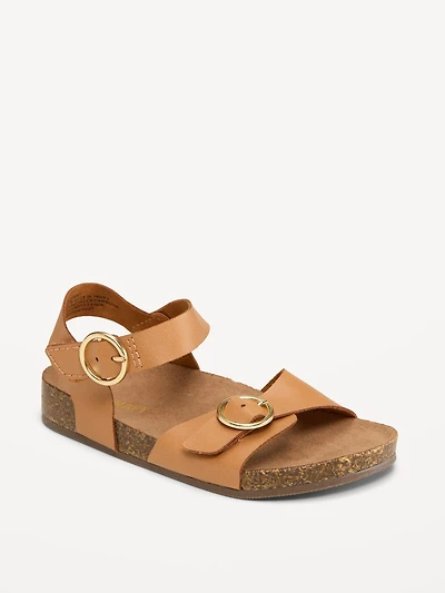 Buckled-Strap Sandals for Toddler Girls