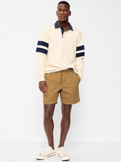 Twill Jogger Shorts - 7-inch inseam