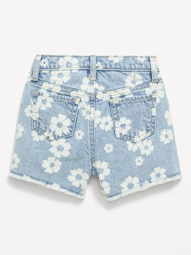 Ripped Frayed-Hem Jean Shorts for Toddler Girls