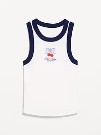 Snug Ribbed Crop Tank Top