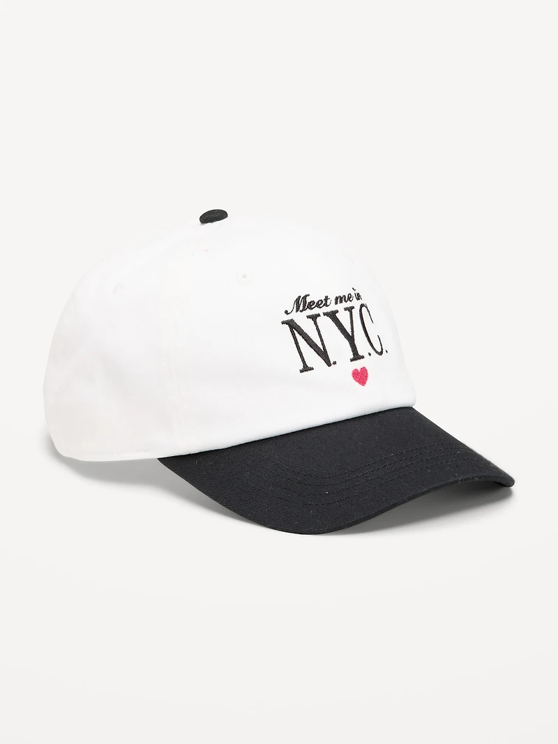 Graphic Baseball Cap for Women