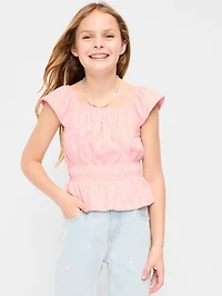 Ruffled Smocked Top for Girls