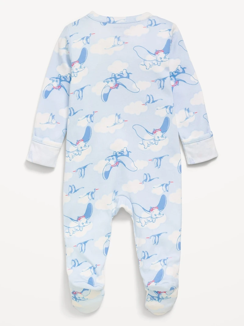 Disney© Dumbo 2-Way-Zip Sleep & Play Footed One-Piece for Baby