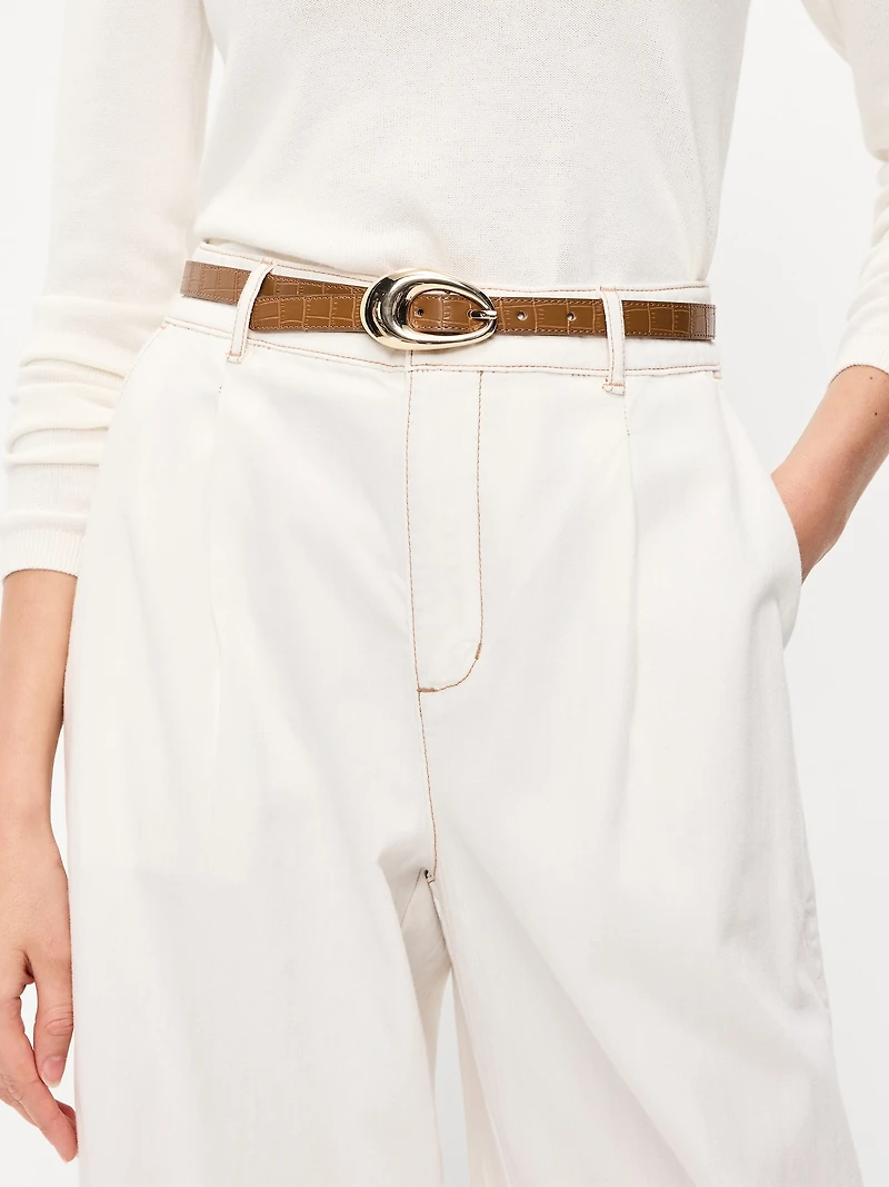 Sculptural Buckle Belt