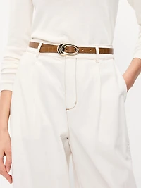 Sculptural Buckle Belt