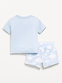Disney© Dumbo French Terry Top and Shorts Set for Baby