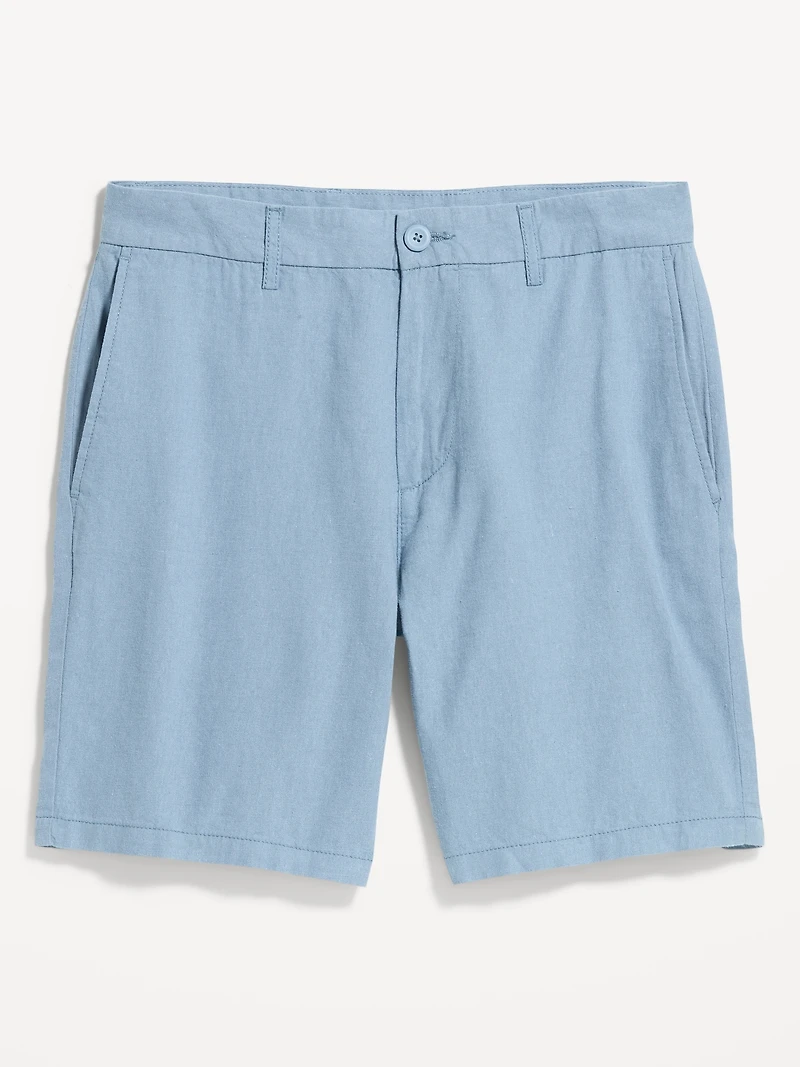 Slim Linen-Blend Rotation Chino Shorts - 8-inch inseam