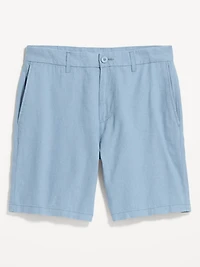 Slim Linen-Blend Rotation Chino Shorts - 8-inch inseam