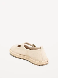 Mary Jane Espadrille Flats for Women