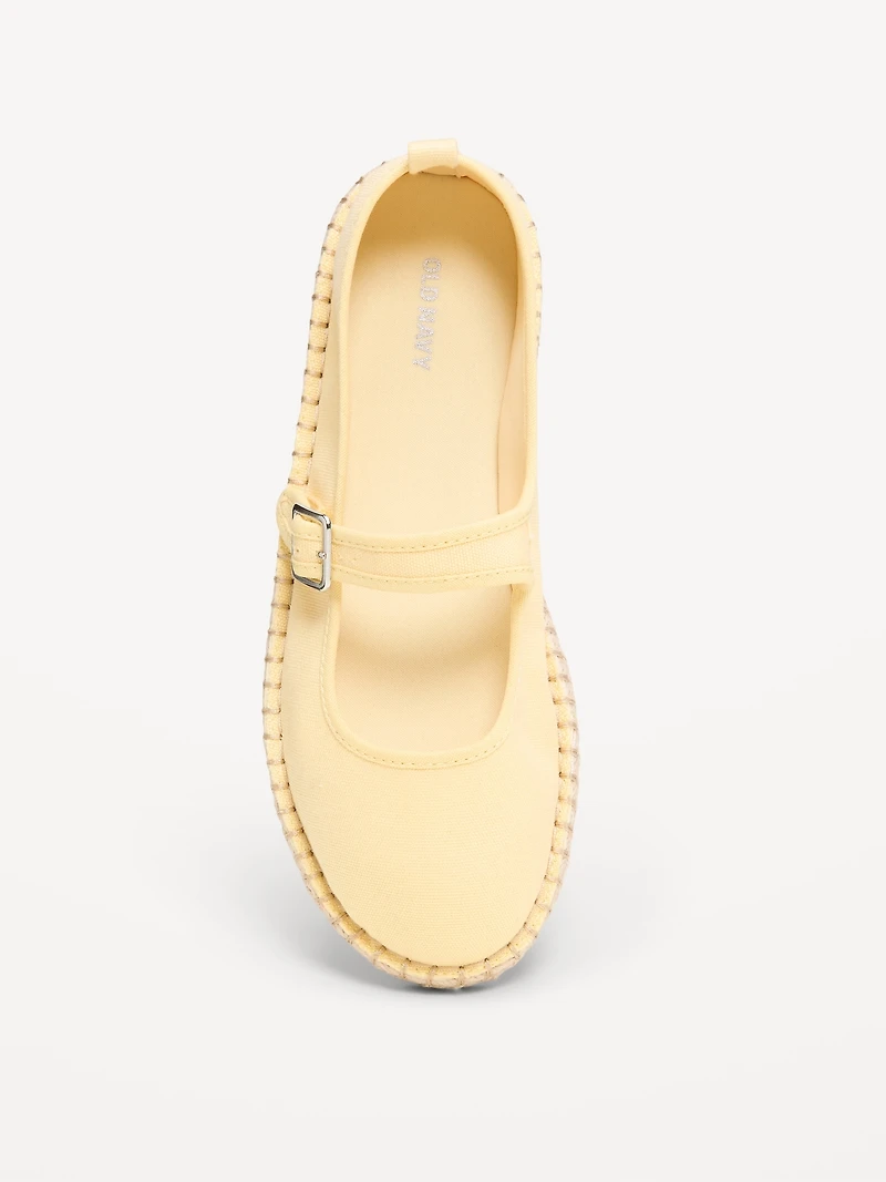 Mary Jane Espadrille Flats for Women