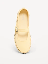 Mary Jane Espadrille Flats for Women