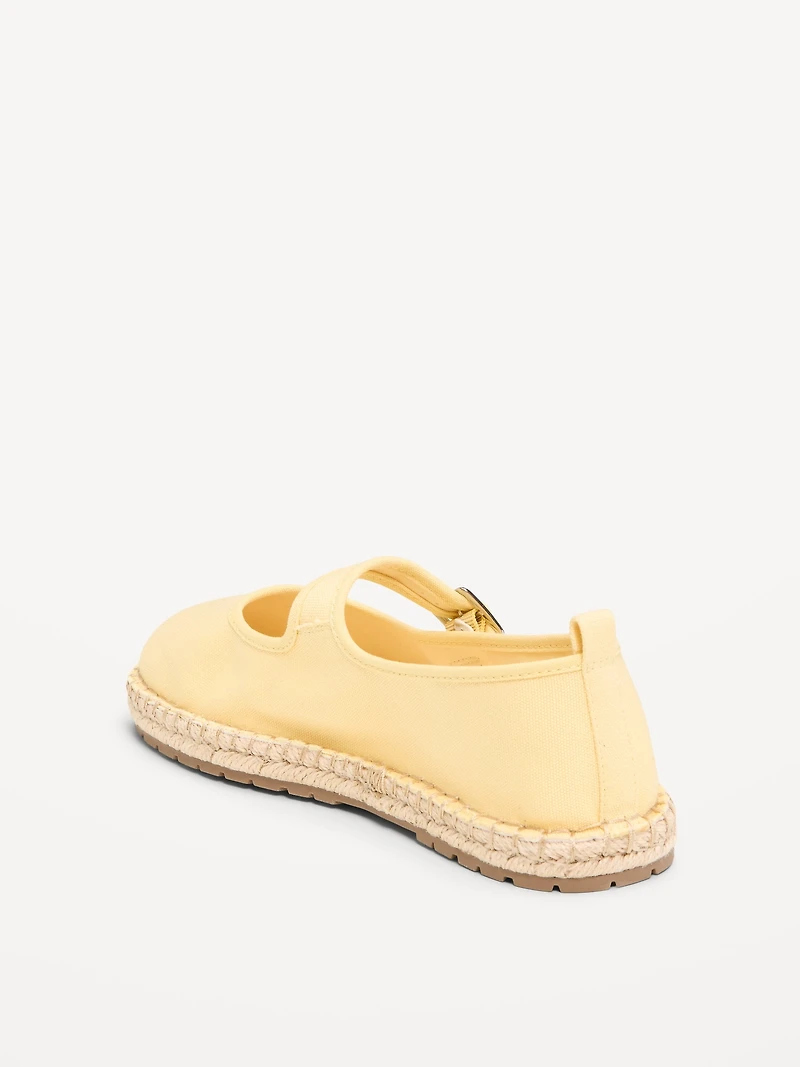 Mary Jane Espadrille Flats for Women