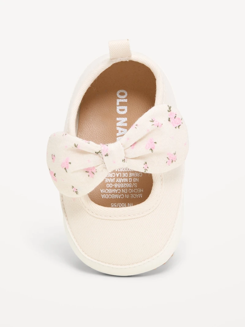Knit Bow Sneakers for Baby