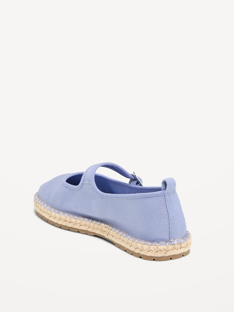 Mary Jane Espadrille Flats for Women