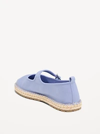 Mary Jane Espadrille Flats for Women