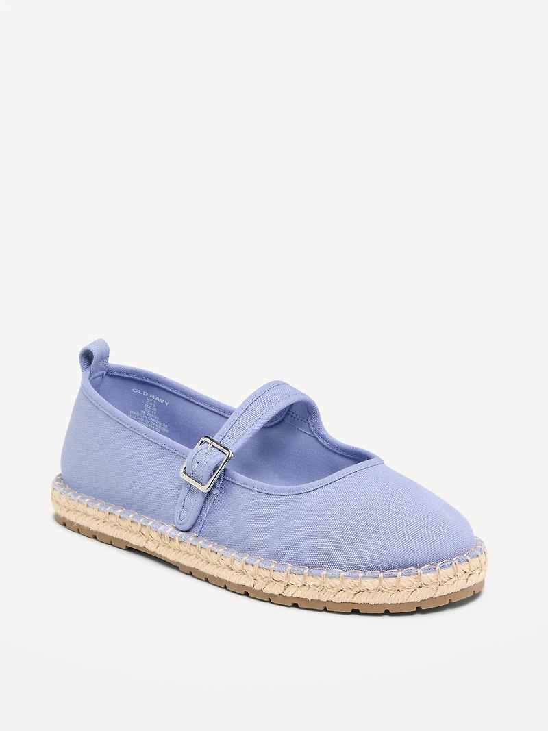 Mary Jane Espadrille Flats for Women