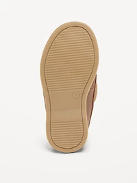 Faux-Suede Boat Shoes for Toddler Boys