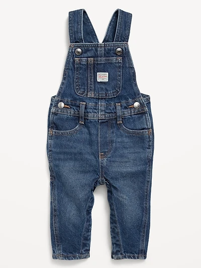 Unisex Workwear Jean Overalls for Baby