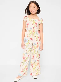 Short-Sleeve Jumpsuit for Girls