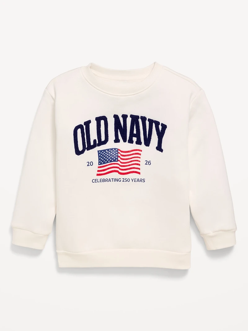 Oversized Logo-Graphic Sweatshirt for Toddler Boys