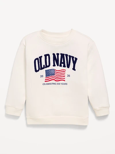 Oversized Logo-Graphic Sweatshirt for Toddler Boys