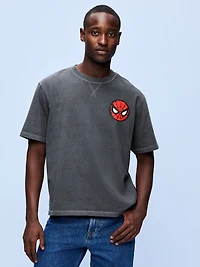 Old Navy x Marvel Spider-Man Boxy Heavyweight Graphic T-Shirt for Men