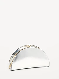 The Occasion by Old Navy Half-Moon Clutch