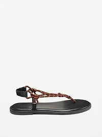 Knotted Rope Thong Sandal for Women