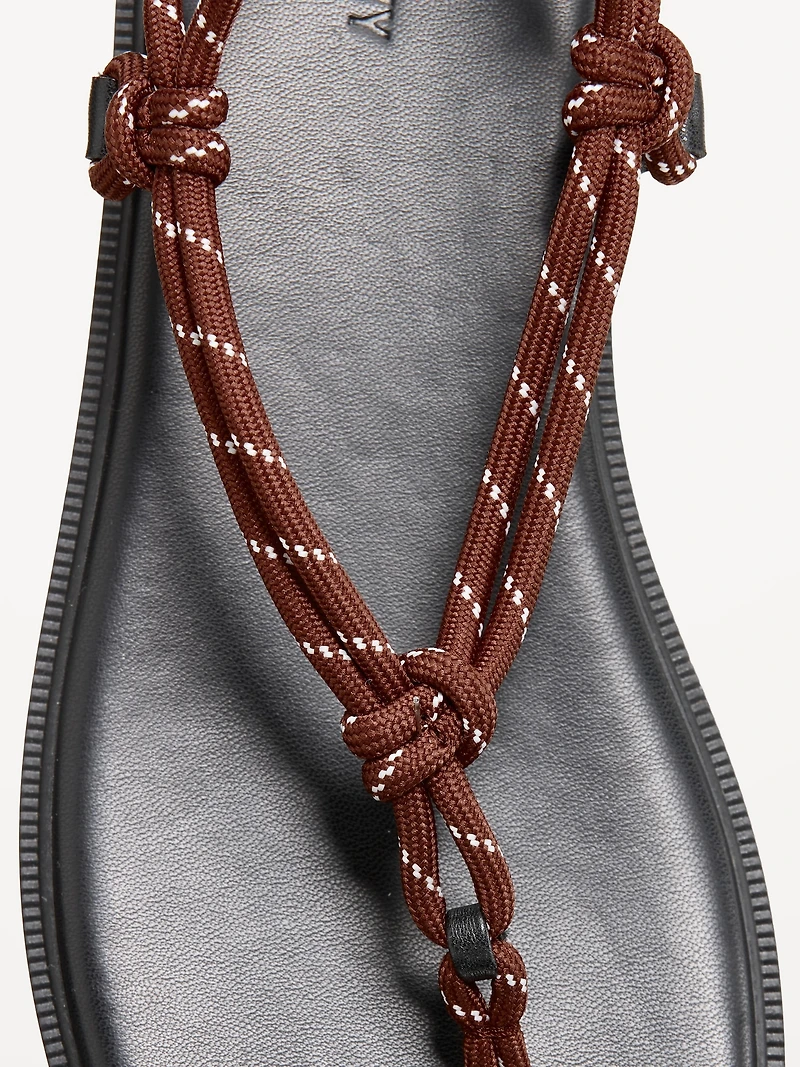 Knotted Rope Thong Sandal for Women