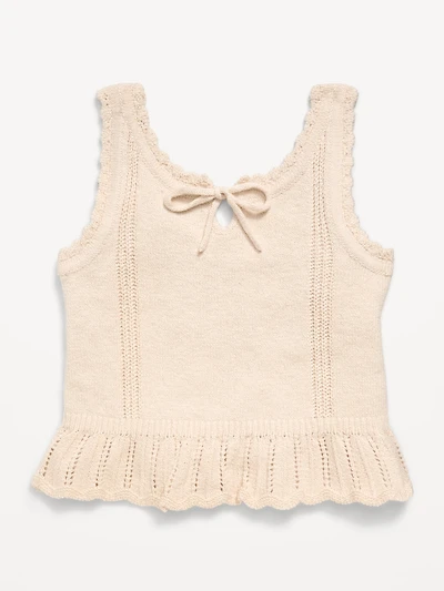 Sweater-Knit Tank Top for Girls