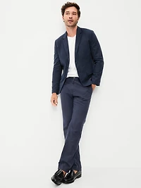 Relaxed Unlined Linen-Blend Blazer