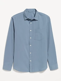 Long-Sleeve Relaxed Pocket Shirt