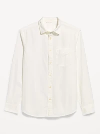 Long-Sleeve Relaxed Pocket Shirt