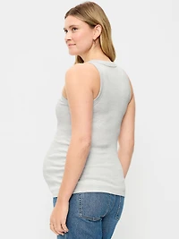 Maternity High-Neck Tank Top