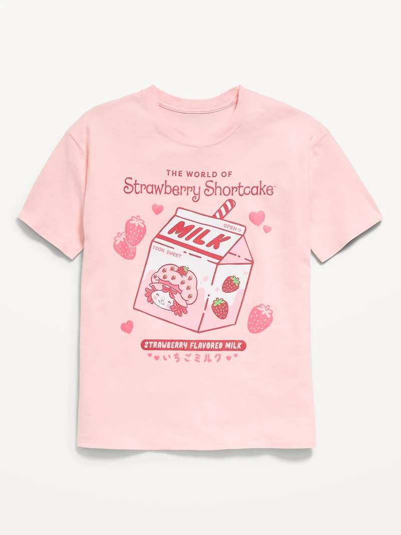 Strawberry Shortcake™ Oversized Graphic T-Shirt for Girls