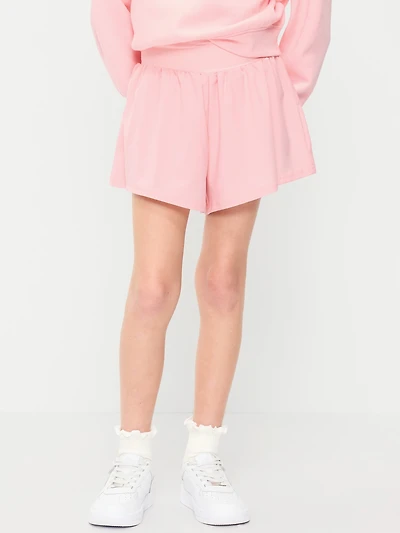 High-Waisted StretchTech Performance Shorts for Girls