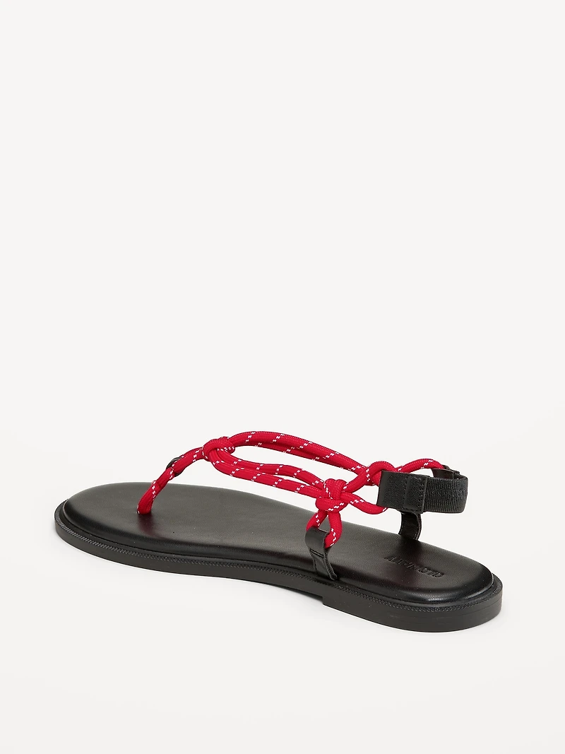 Knotted Rope Thong Sandal for Women