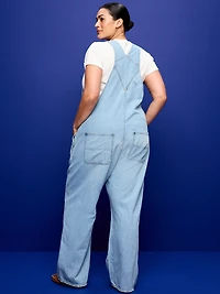 Baggy Wide-Leg Overalls