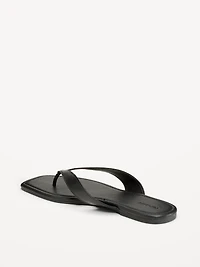 Square-Toe Flip-Flops for Women