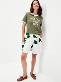 EveryWear Crew-Neck Graphic Ringer T-Shirt