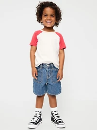 Baggy Carpenter Utility Jean Shorts for Toddler Boys